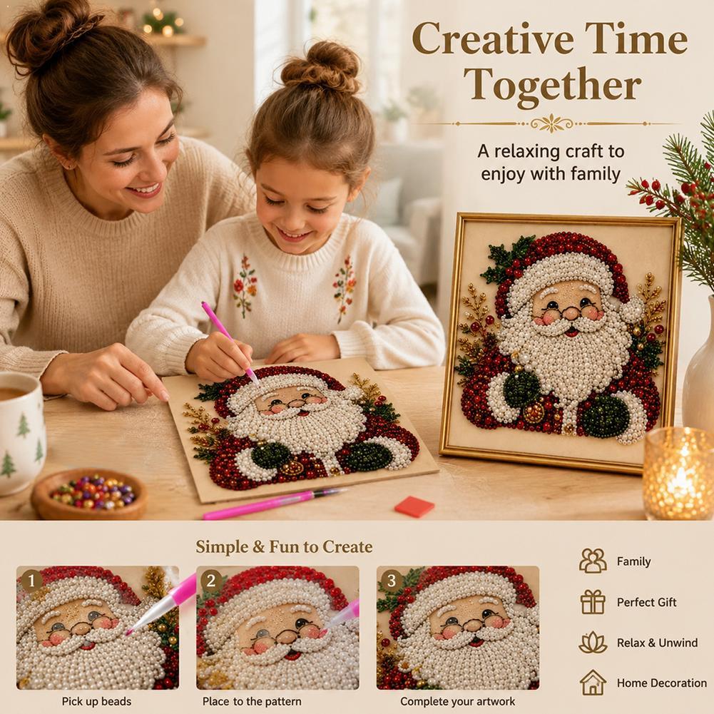 Resin Craft Kit - طقم فني لتطريز اللؤلؤ على شكل