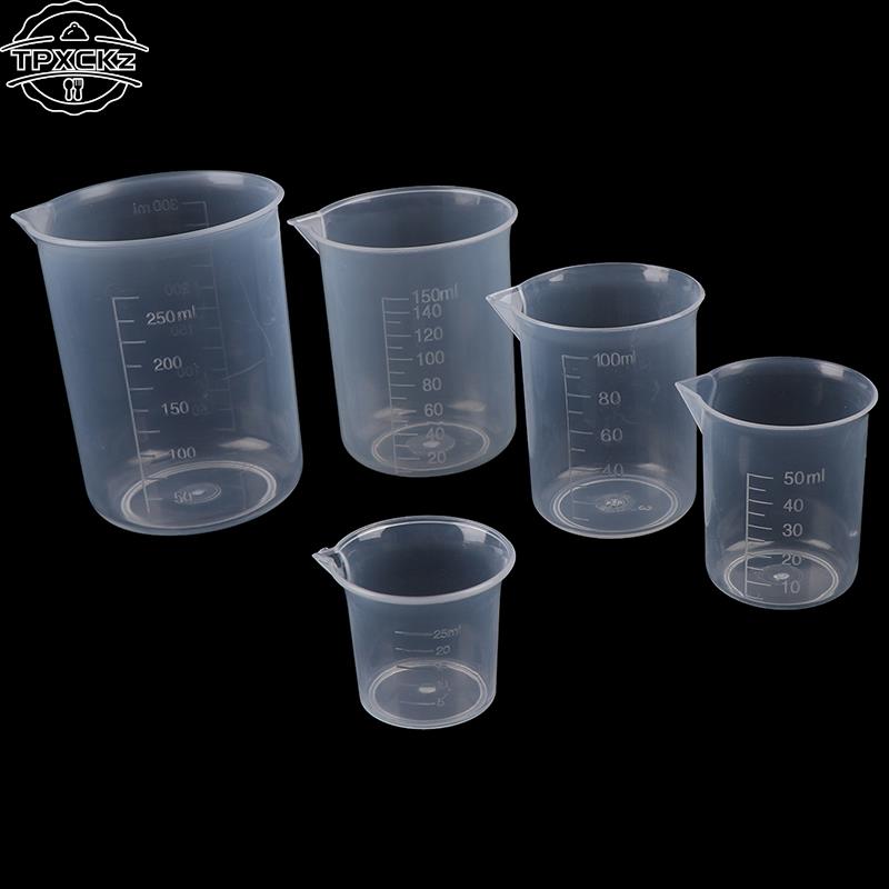Mixing Cup Silicone - 15 مللي-500 مللي البلاستيك قياس إبريق