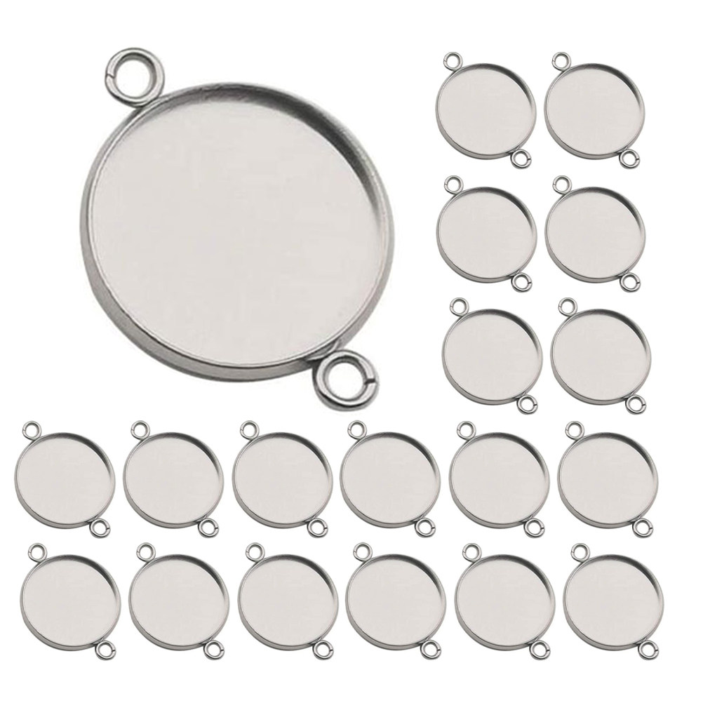 20 قطعة من قواعد المجوهرات الم - مراجعة Bezels Set Pendant وسعره