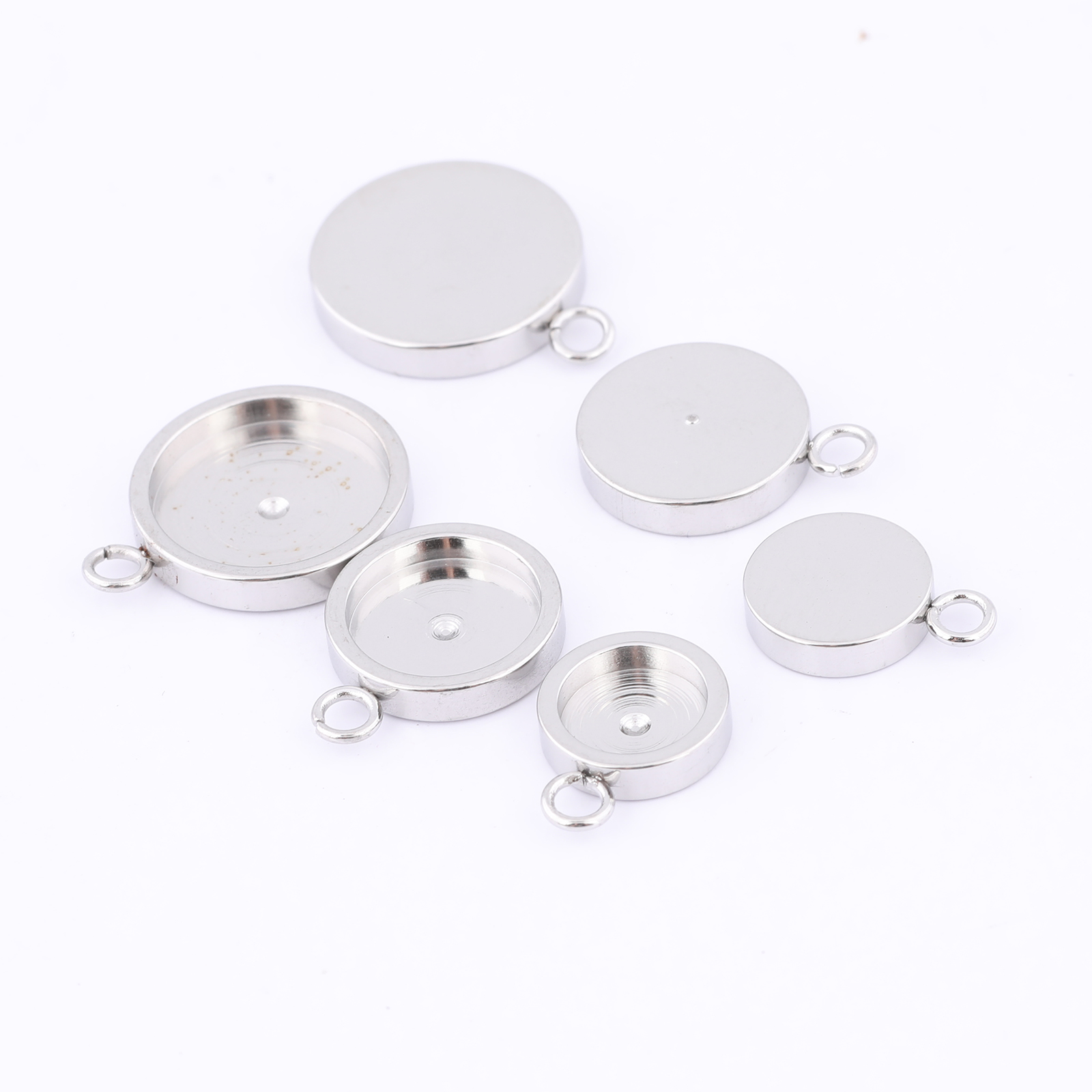 20 قطعة الفولاذ المقاوم للصدأ  - مراجعة Bezels Set Pendant وسعره